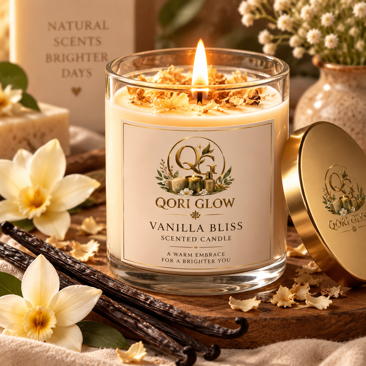 Vanilla Bliss Scented Candle